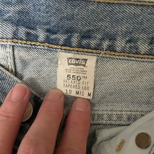 Levi’s 550 women’s jeans size 10